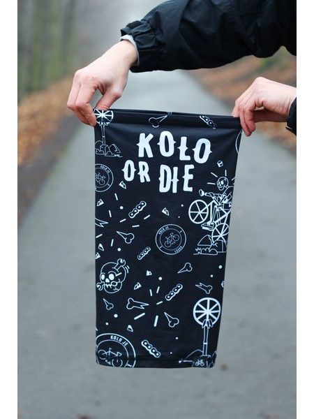 Nákrčník Kolo je láska Kolo or Die - černá