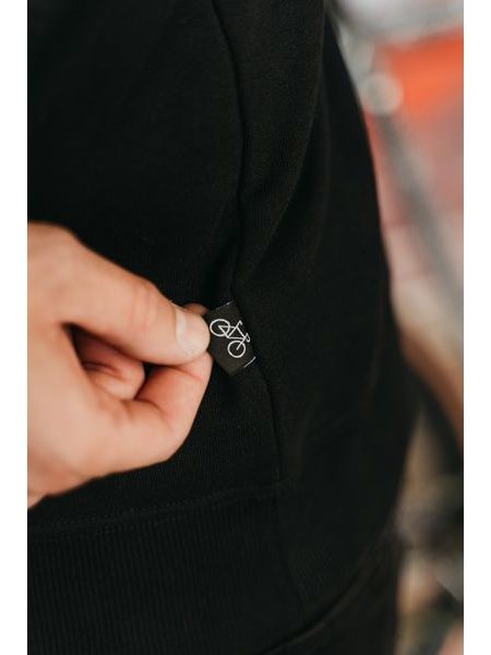 Mikina Bajk je láska Cyklozmrd - čierna