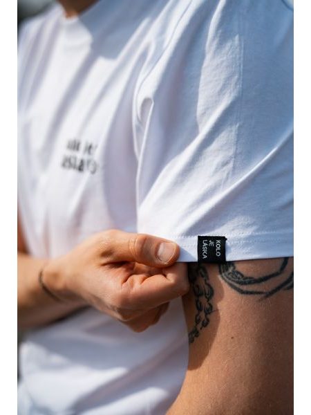 Tričko Kolo je láska Giro d´Italia unisex - bílá