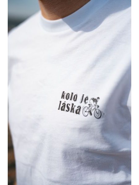 Tričko Kolo je láska Giro d´Italia unisex - bílá