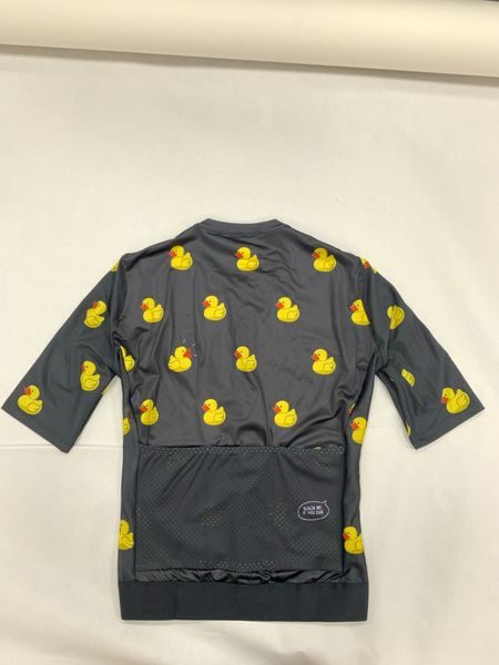 Pánský cyklistický dres Kolo je láska Quack me if you can - černá