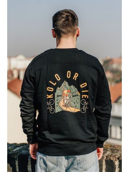 Pánská mikina Kolo je láska Kolo or Die - černá