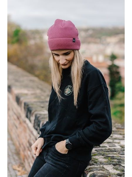 Zimní čepice Kolo je láska UNI - růžová