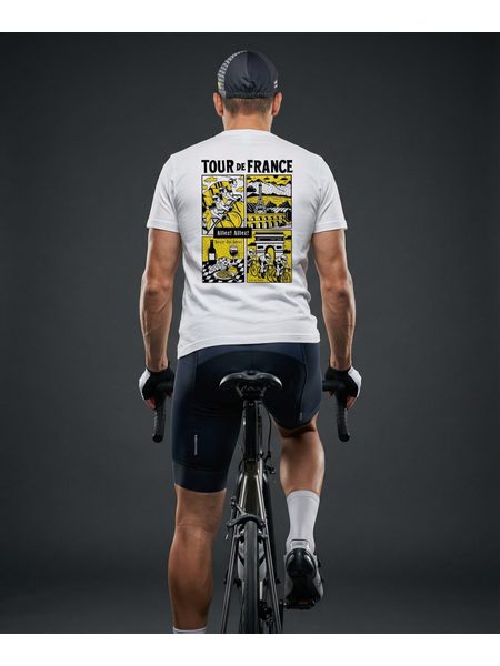 T-shirt La bici e amore Tour de France unisex - bianca
