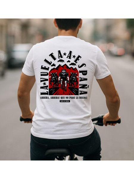 Tričko Kolo je láska La Vuelta unisex - bílá