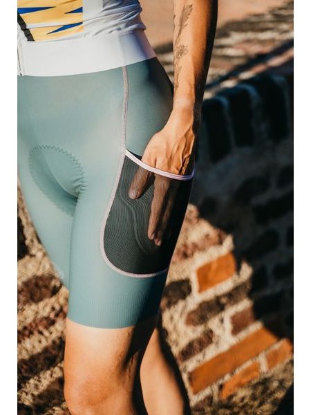 Dámské kalhoty na kolo Matcha jahoda