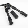 Karbonový bipod Daystate/BRK s ručkou na weaver lištu