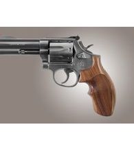 Střenky Hogue Smith & Wesson K/L round butt Pau Ferro s vybráním pro prst