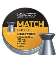 Diabolky JSB Match pro pušku cal. 4,50mm 500ks