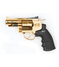 Vzduchový revolver Dan Wesson 2,5" gold cal. 4,5 mm