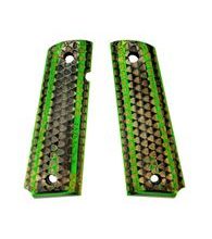 Střenky FORM 1911 zeleno černý laminát trojúhelník