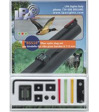 Světlovodná mířidla LPA BSS18 pro brokovnici s šířkou lišty 6 - 8mm