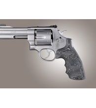 Střenky Hogue Smith & Wesson N rám round butt G10 Piranha G-Mascus černá/šedá
