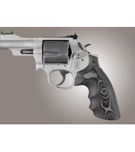 Střenky Hogue Smith & Wesson K/L rám round butt G10 černá/šedá