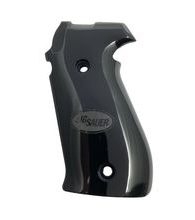 Střenky KSD Sig Sauer P220, P220 SL a P220 Sport SL černý akrylát s logem