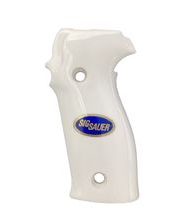 Střenky KSD Sig Sauer P226 bílý akrylát s logem