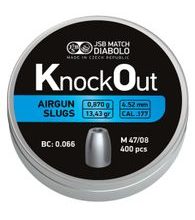 Diabolky JSB KnockOut Slug 4,52mm 400ks