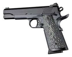 Střenky Hogue 1911 Govt. G10 Černošedé Techwell šachta Chainlink