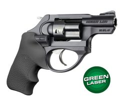 Střenky Hogue Ruger LCR/LCRx Laser zelený černá