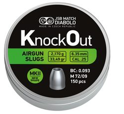 Diabolky JSB KnockOut Slugs MKII 6,35mm