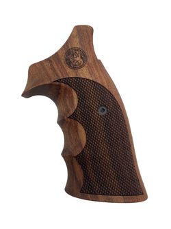 Střenky KSD Smith & Wesson K/L rám round butt rosewood s logem 7