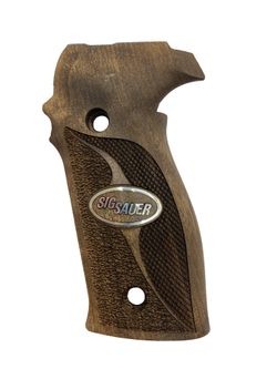 Střenky KSD Sig Sauer P226 ořech se stříbrným logem 1