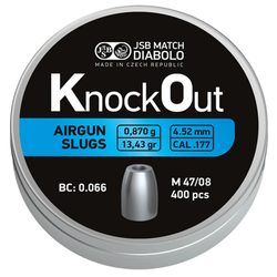 Diabolky JSB KnockOut Slug 4,52mm 400ks