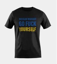 Tričko RUSSIAN WARSHIP - GO FUCK YOURSELF, čierne