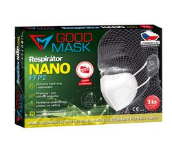 Respirátor FFP2 GOOD MASK GM2 NANO (3 ks)