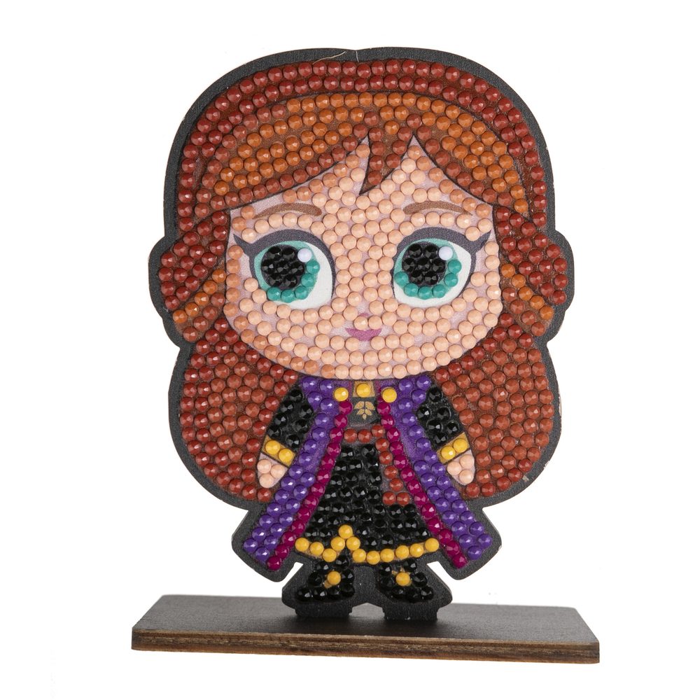 Diamantové malování postava Disney Anna - 3 ks