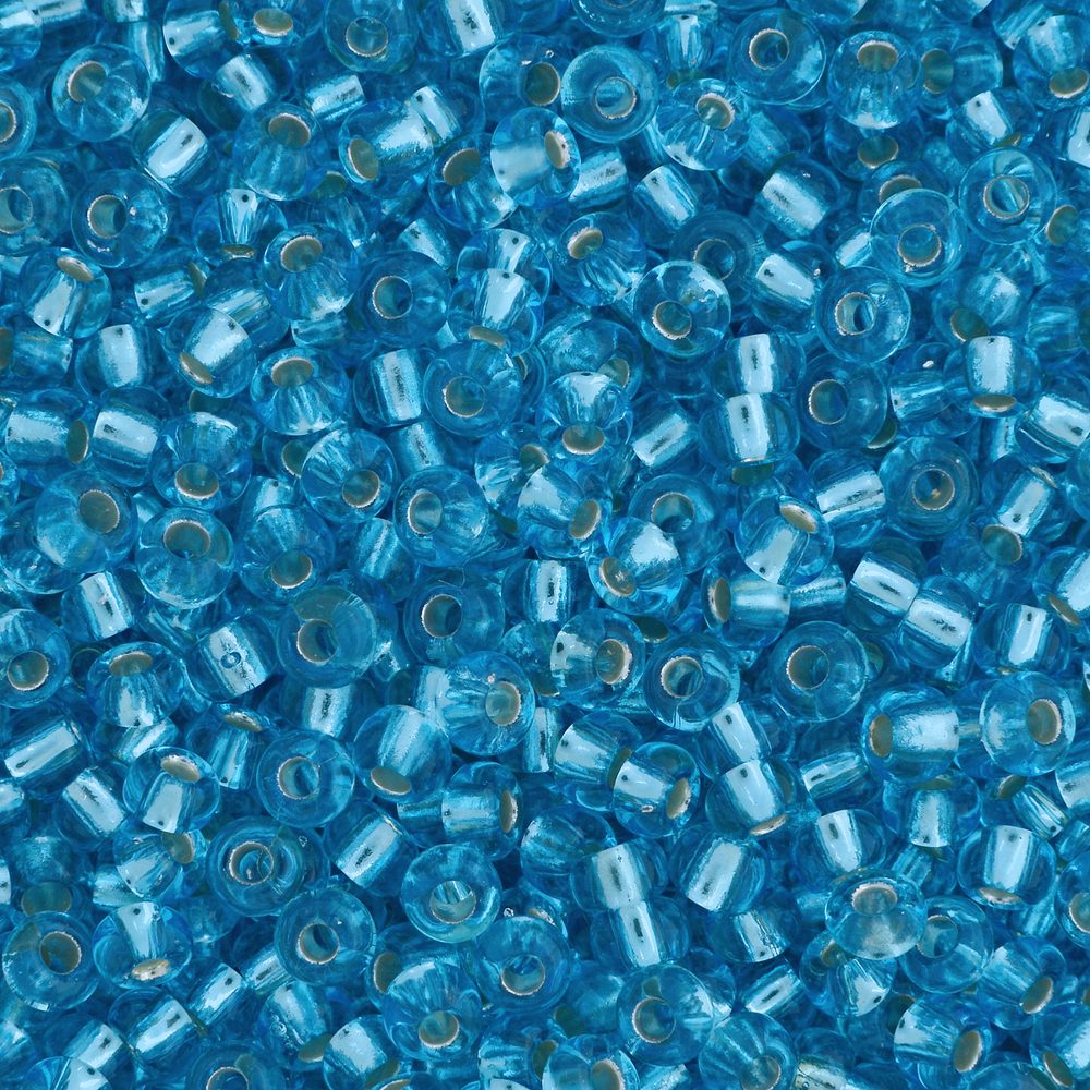 PRECIOSA ORNELA Rokajlové korálky - PRECIOSA rokajl 10/0 stříbrný průtah (67010) č. 92 - 100 g