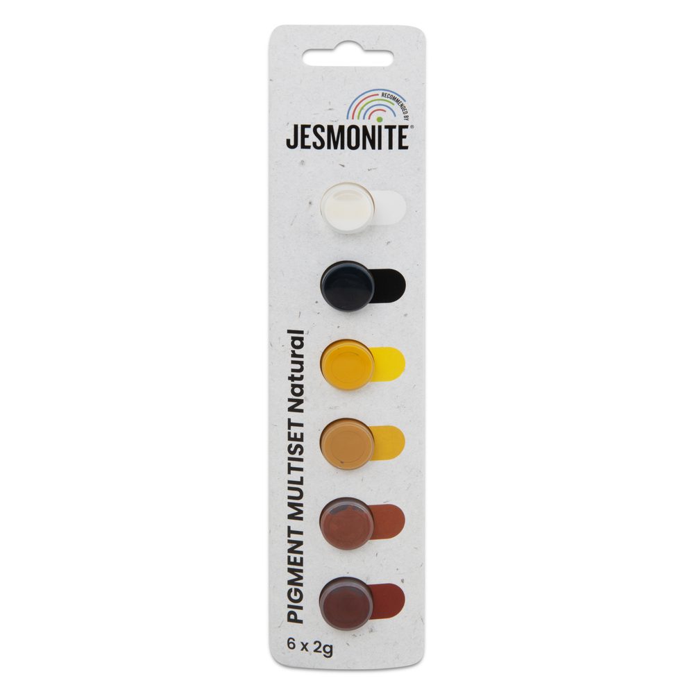 JESMONITE pigment sada barev 6 x 2 g Natural - 3 ks