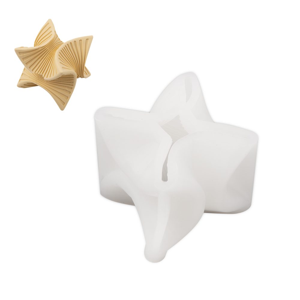 Manumi Silikonová forma na odlévání kreativní hmoty geokostka 80x78mm - 1 ks