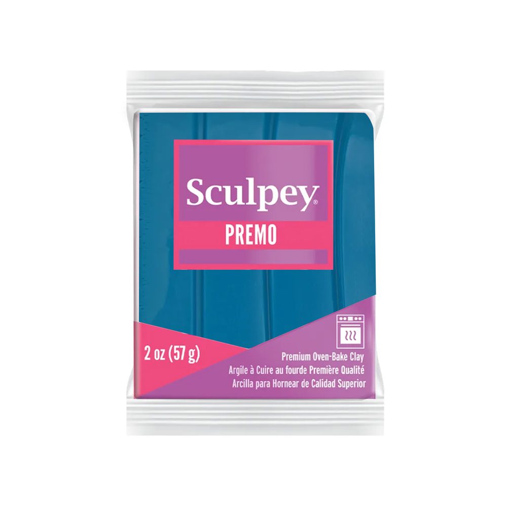 Sculpey PREMO Teal tmavě tyrkysová - 1 ks