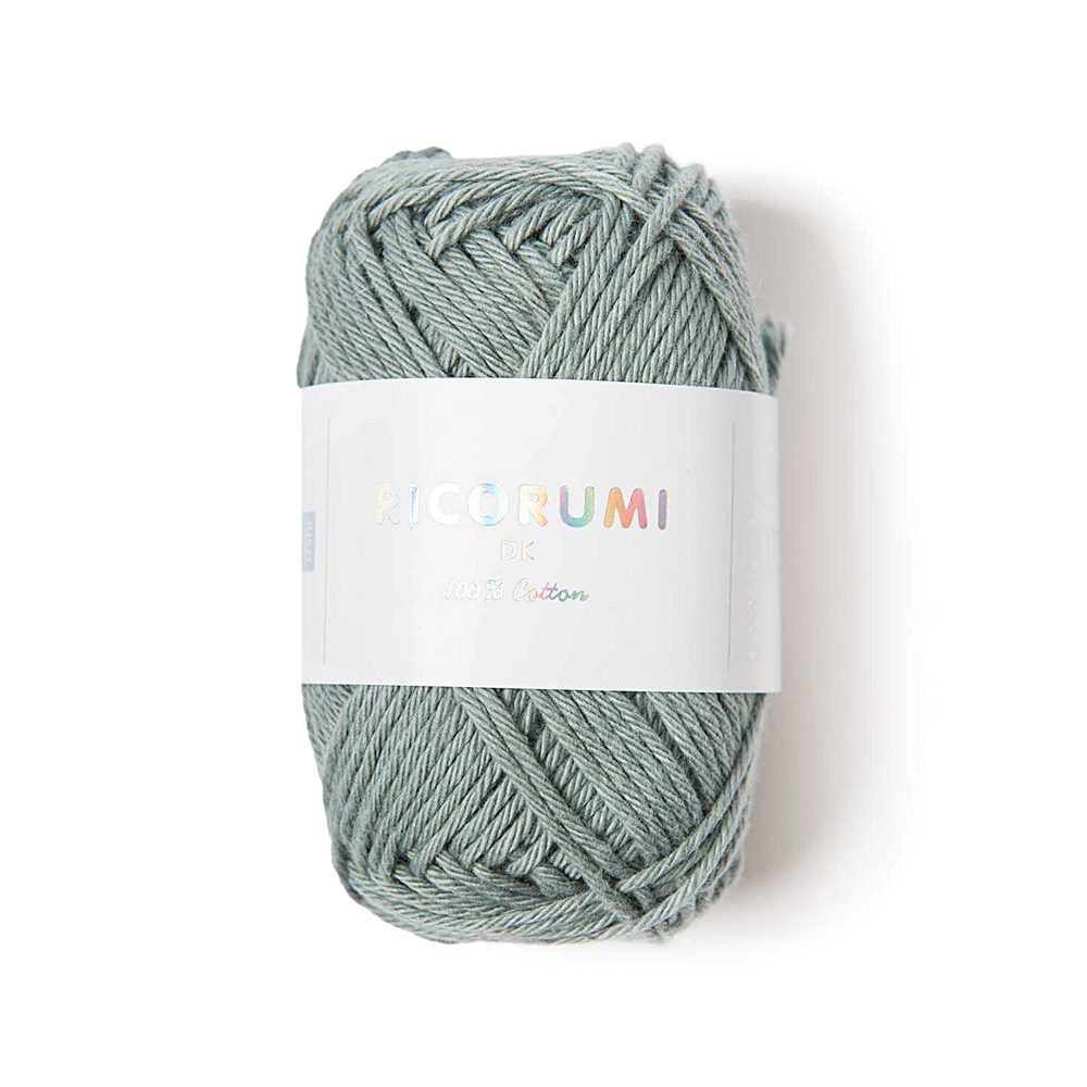 Rico Design Bavlněná háčkovací příze Ricorumi dk odstín 038 holubí šeď - 1 ks