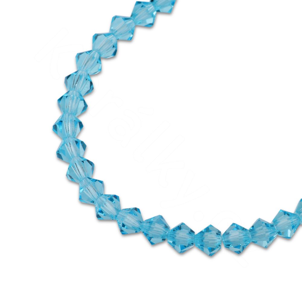 Preciosa MC perle Rondelle 3 mm Aquamarine - 120 ks
