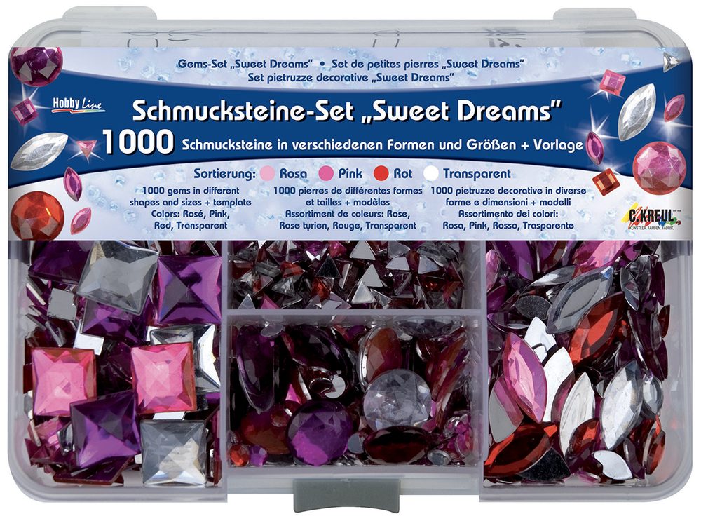 Kreul Sada KREUL akrylové štrasové kamínky sladké sny 1000ks - 1 ks