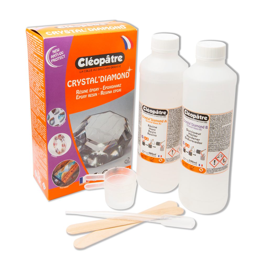 Cléopatre Křišťálová pryskyřice imitující sklo Crystal Diamond 720ml - 1 ks