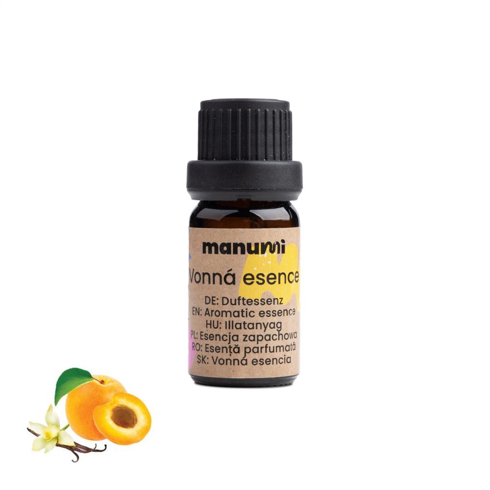 Manumi vonná esence meruňka s vanilkou 10 ml - 5 ks - 5 ks