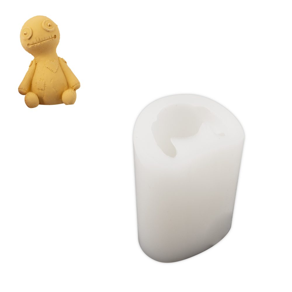 Manumi Silikonová forma na odlévání kreativní hmoty Woodoo 75x63x107mm - 1 ks