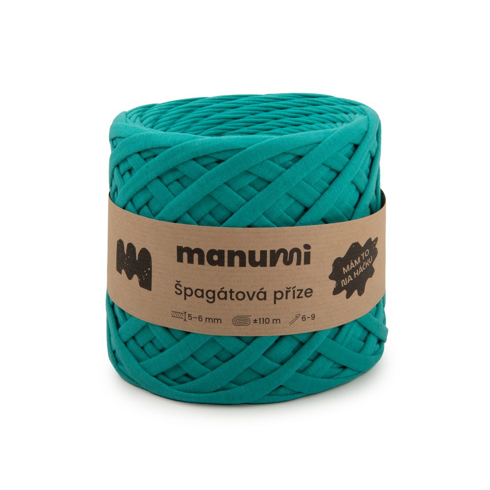 Manumi špagátová příze tyrkysová - 3 ks