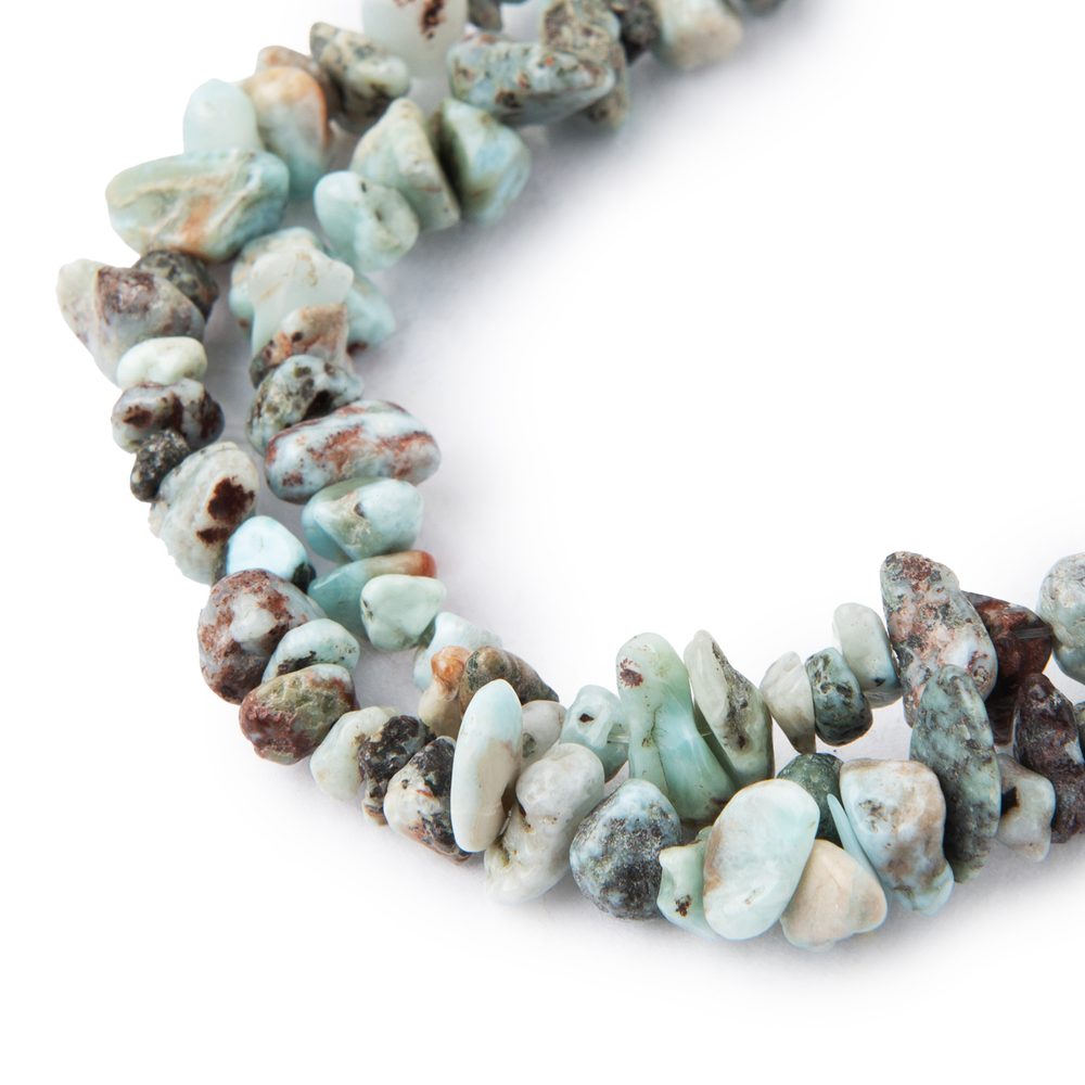 Zlomky z minerálu Larimar 80cm - 3 ks