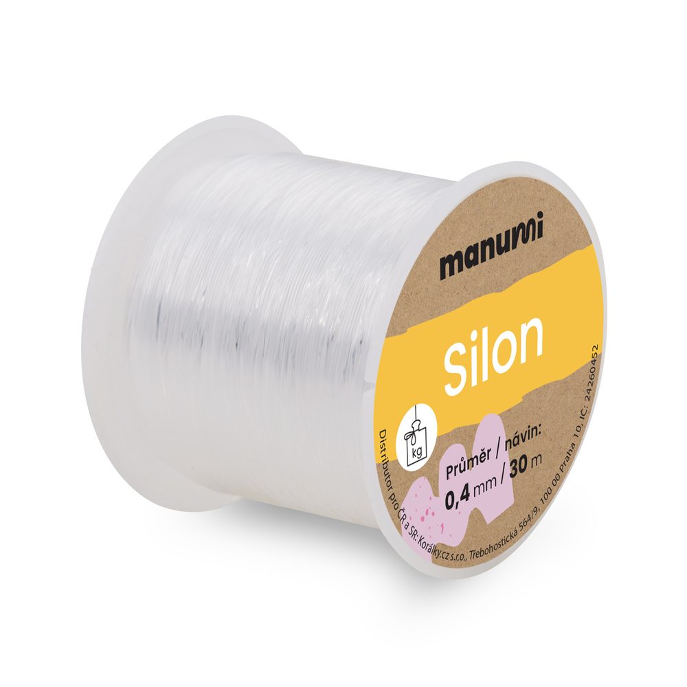 Manumi Vlasec na korálky 0,4 mm/30m - 1 ks
