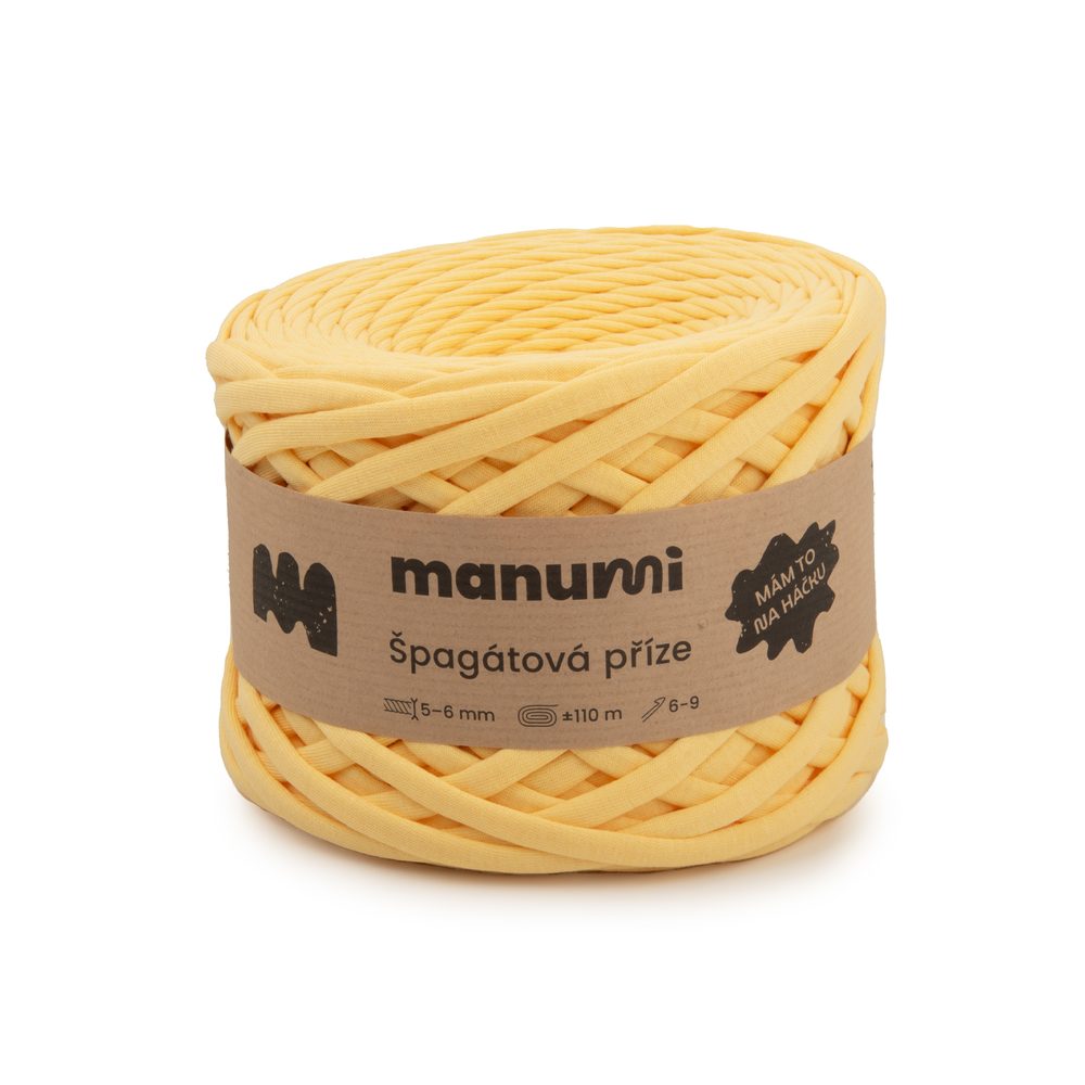 Manumi špagátová příze žlutá - 3 ks