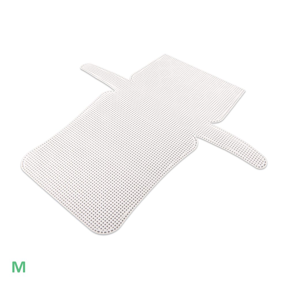 Plastová kanava jako základ na kabelku 415 x 455 x 1,5 mm bílá - 3 ks