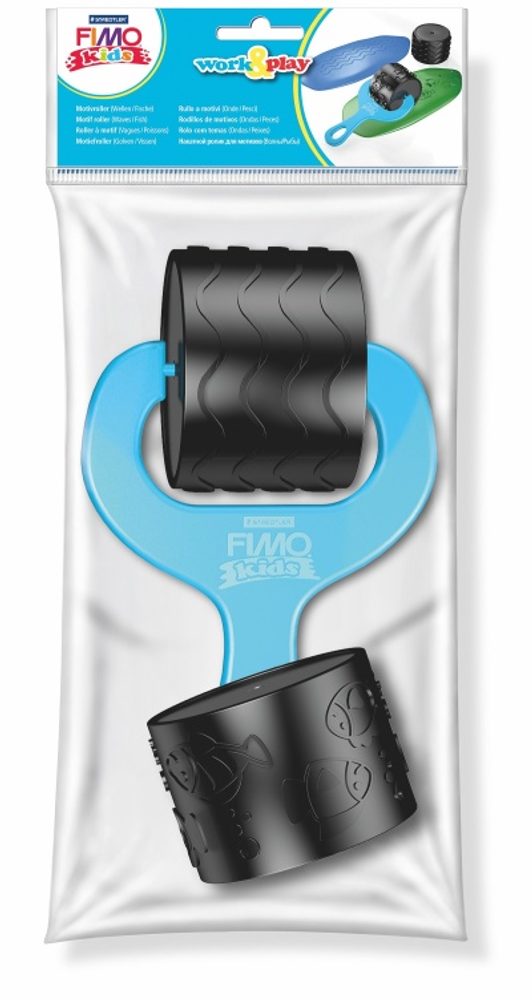 Staedtler FIMO Kids váleček se vzorem vlnek a ryb - 1 ks