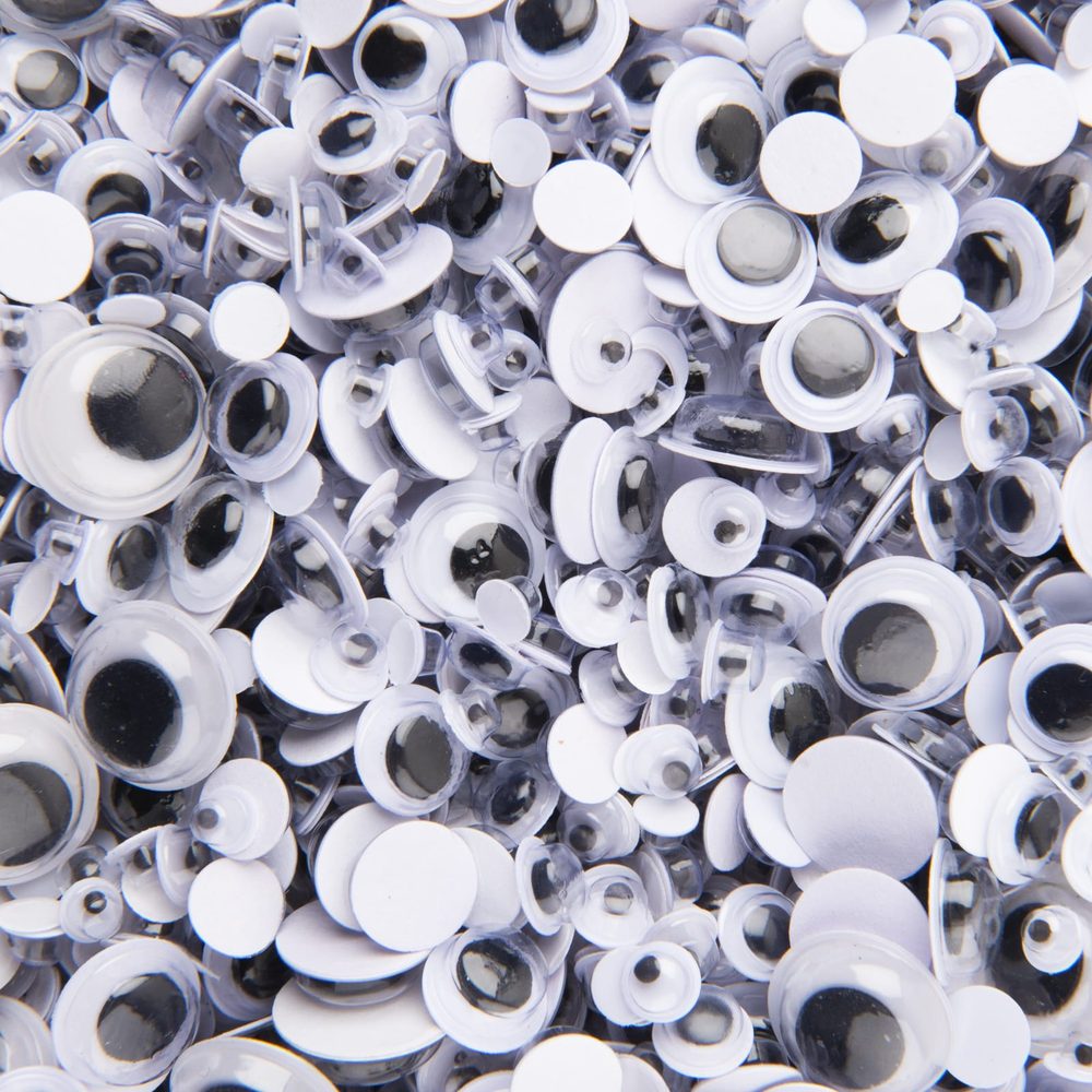 Nalepovací očička pohyblivá 750ks mix velikostí - 5 ks