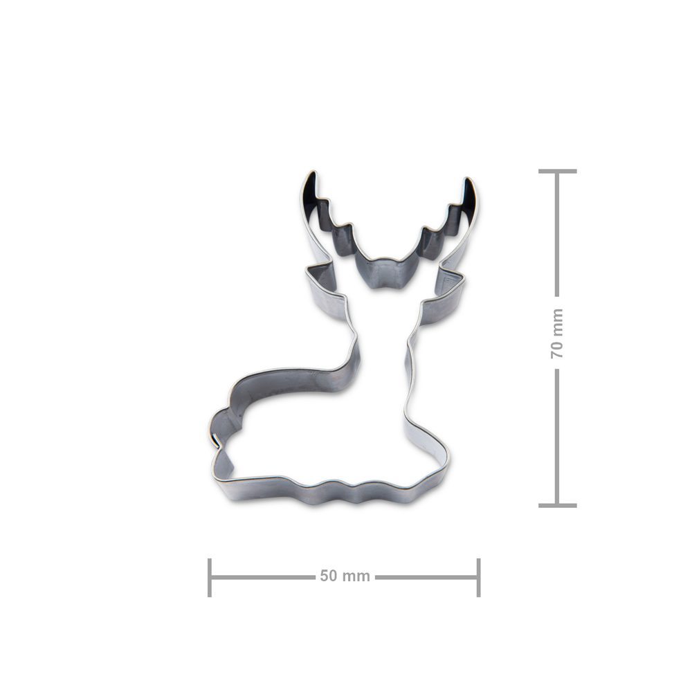 Vykrajovátko jelen 50x70mm - 1 ks