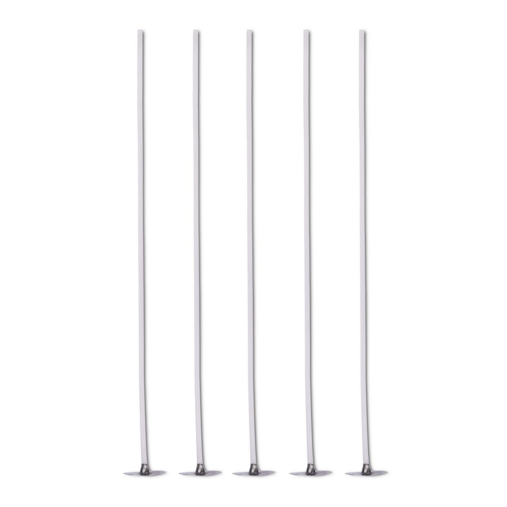 Knoty 15 cm s držákem impregnované pro všechny druhy vosků do svíček ø3-4 cm splétané - 25 ks