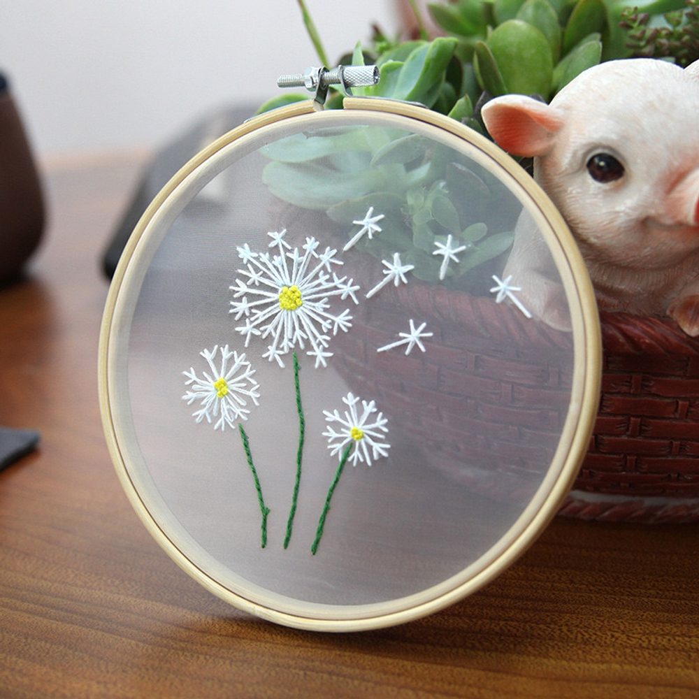 Manumi sada na vyšívání odkvetlé pampelišky - 3 sady